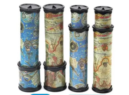 30cm Scalable Rotating Kaleidoscopes Extended Rotation Adjustable Fancy Colored World Baby Toy Children Autism Kid YH1017