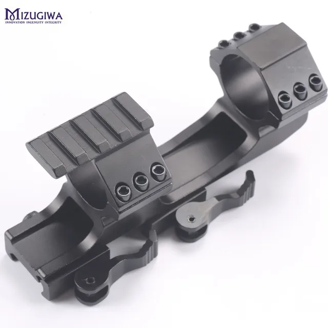 Tactical Cantilever 30/ 1" Quick Release Scope Mount 20mm Weaver with