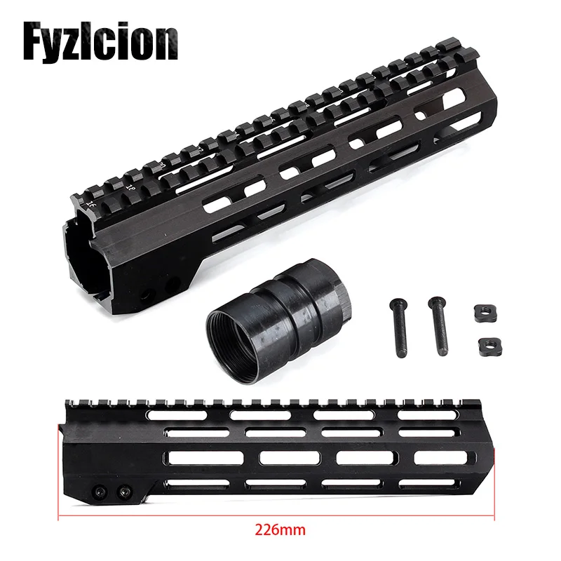 9" AR15 Free Float M LOK Handguard Picatinny Rail Slim