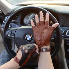 Мужские перчатки из натуральной кожи, мужские перчатки из овчины, кожаные перчатки для механических работ, мужские кожаные перчатки для вождения