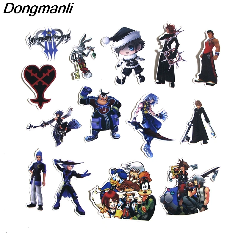 P3165 50 шт. Kingdom Hearts DIY граффити скейтборд ноутбук значок мотоциклетные сумки для багажа аксессуары