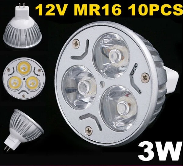 MR16 12V LED Bulb Lamp 3W 4W 5W High Power LED Spotlight Bulb