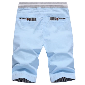Summer solid casual shorts men cargo shorts plus size 4XL beach shorts M-4XL 2