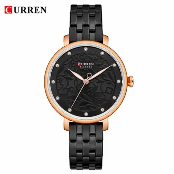 

CURREN New Gold Women Watch Business Quartz Watch Ladies Top Brand Luxury Female Wrist Watch Girl Clock Relogio Feminin