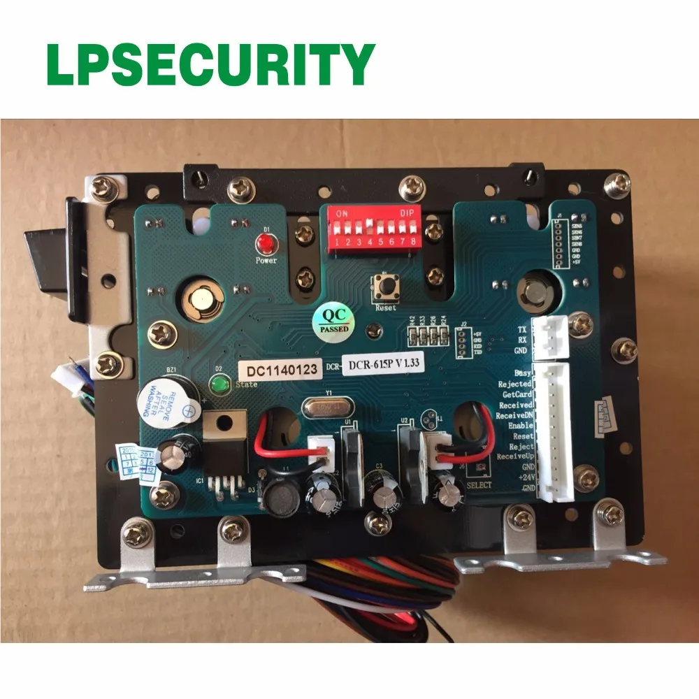 24VDC Dual motors Automati card recviving device /TTL electrical Card Collector for Automatic ticket management system