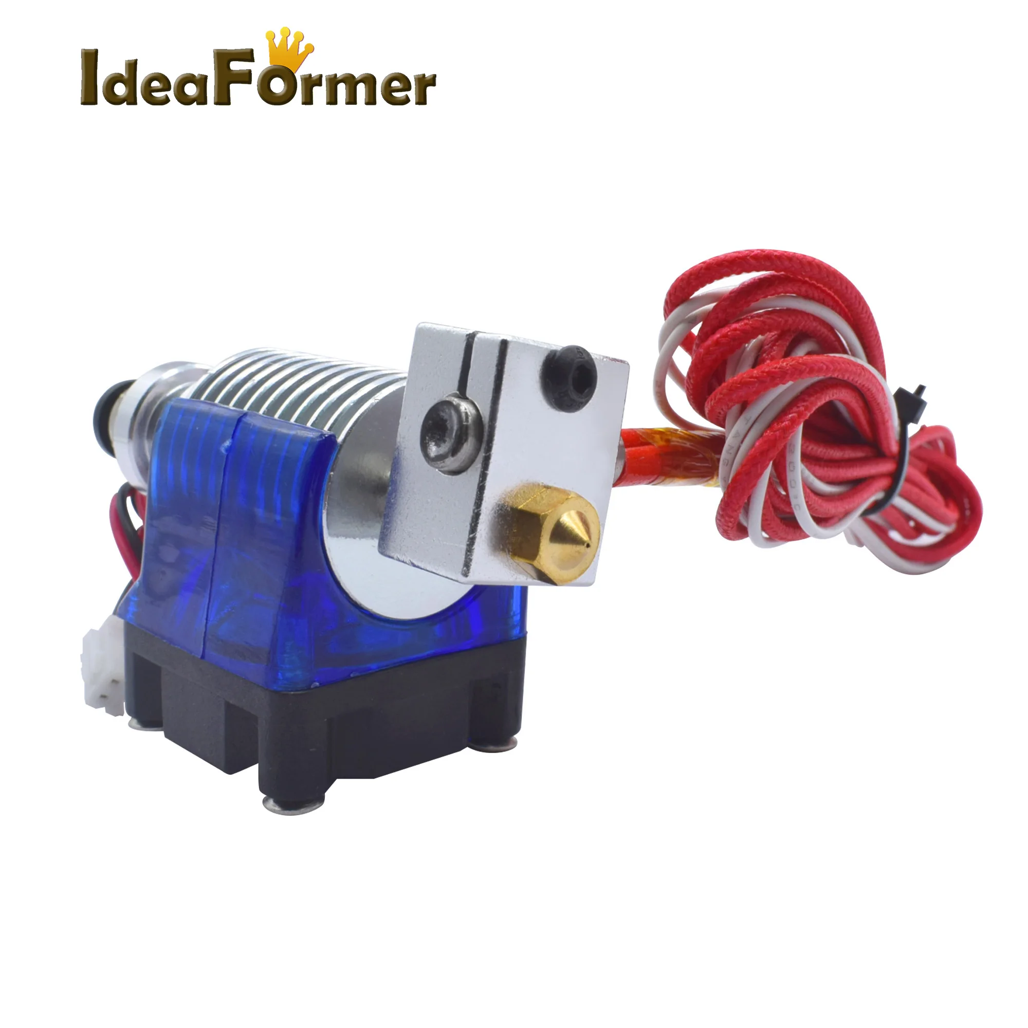 1 комплект 12 V/24 V 1,75 мм V6 J-Head Hotend экструдер КОМПЛЕКТ 0,2/0,3/0,4/0,5 мм латунная насадка для печатающей головки горла для 3D-принтеры