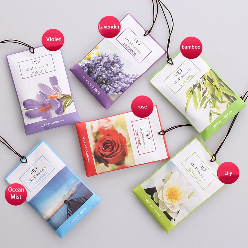 High end Aromatherapy Different Natural Smell Incense Wardrobe Sachet Air Fresh Scent Bag