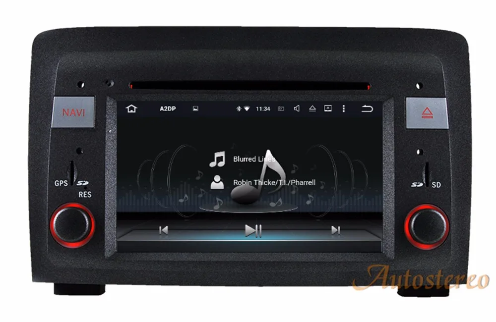 Android 9 Автомобильный CD dvd-плеер gps навигация для Fiat Idea 2003-2007 Lancia Musa 2004-2008 мультимедийный блок радио магнитофон