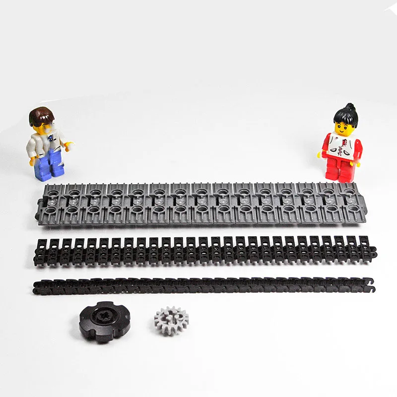

large size caterpillar chain TECHNIC technology/ mechanical brick DIY block Assemble Particles brick set