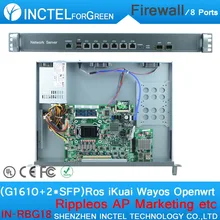 6 * 82574L 2 Групп Обход Уши Стойки 1U Fortigate Брандмауэр с G1610 ПРОЦЕССОРА 1000 М 2 82580DB оптоволоконных портов