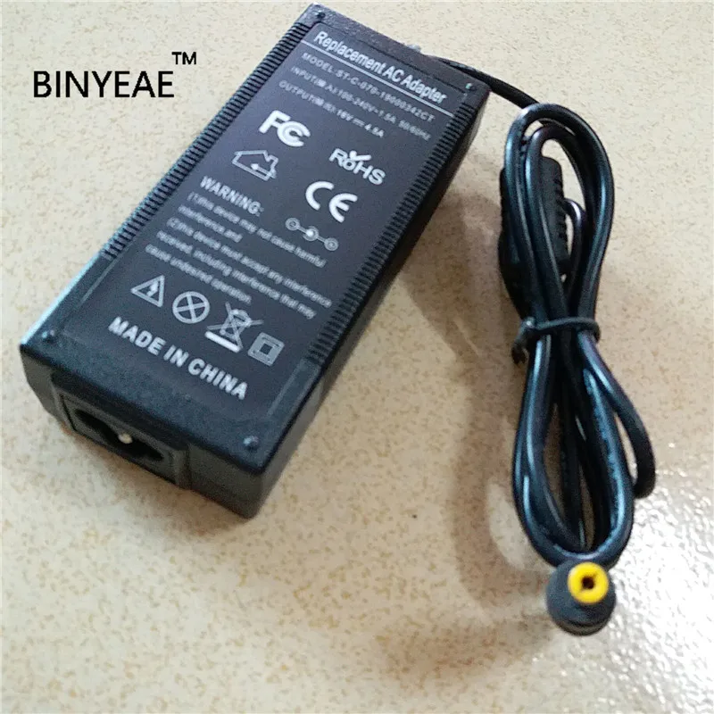 16 V 4.5A 72 W Универсальный переменный ток адаптер питания зарядное устройство для ноутбука lenovo R30 31 40 40e T43P