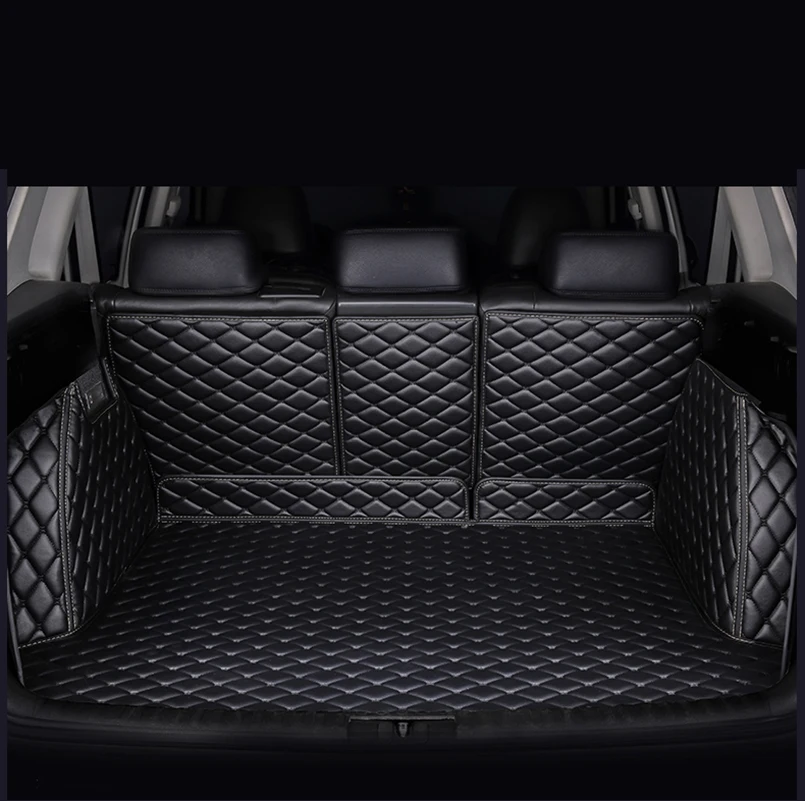 Fully enclosed trunk mat for cadillac cts 2008 2018 escalade 2006 2017 Car accessories car mats