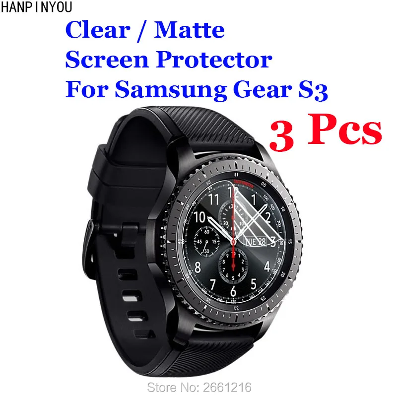 3 Pcs/Lot For Samsung Gear S3 SmartWatch HD Clear / Anti