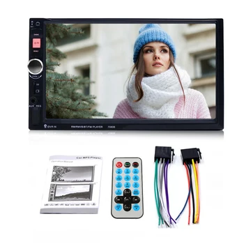 

2 Din Car Radio Player 7 inch HD Touch Screen MP4/MP5/ MP3 Players With 7080B Remote Control