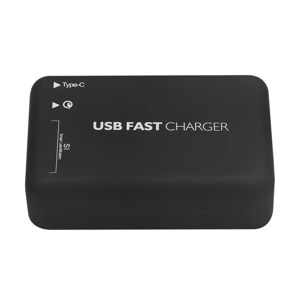 New 4 Port QC3.0 Fast Charge 30W EU/UK/US USB/Type C Quick