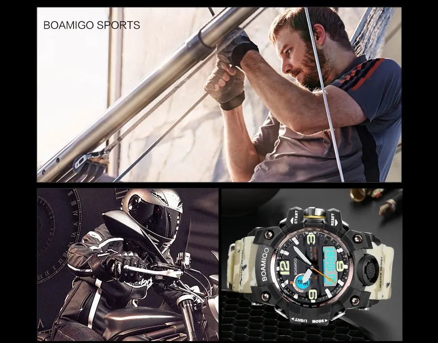  Analog LED Digital Plastic Watches Military Men Sports Watch New Fashionable Quartz Wristwatches 50M Waterproof Swimming Clock (12)