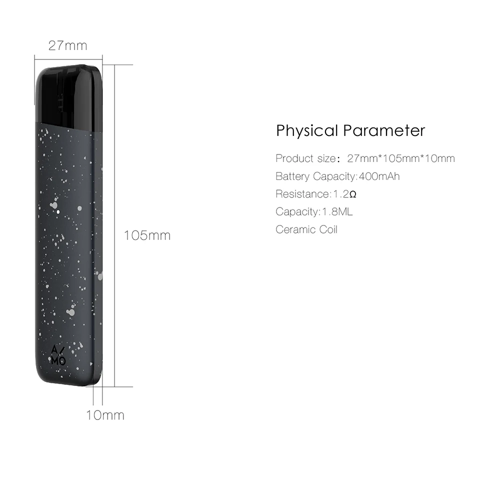 Электронная сигарета оригинал OVNS Aimovape крепление Pod Vape комплект испаритель 400 мАч