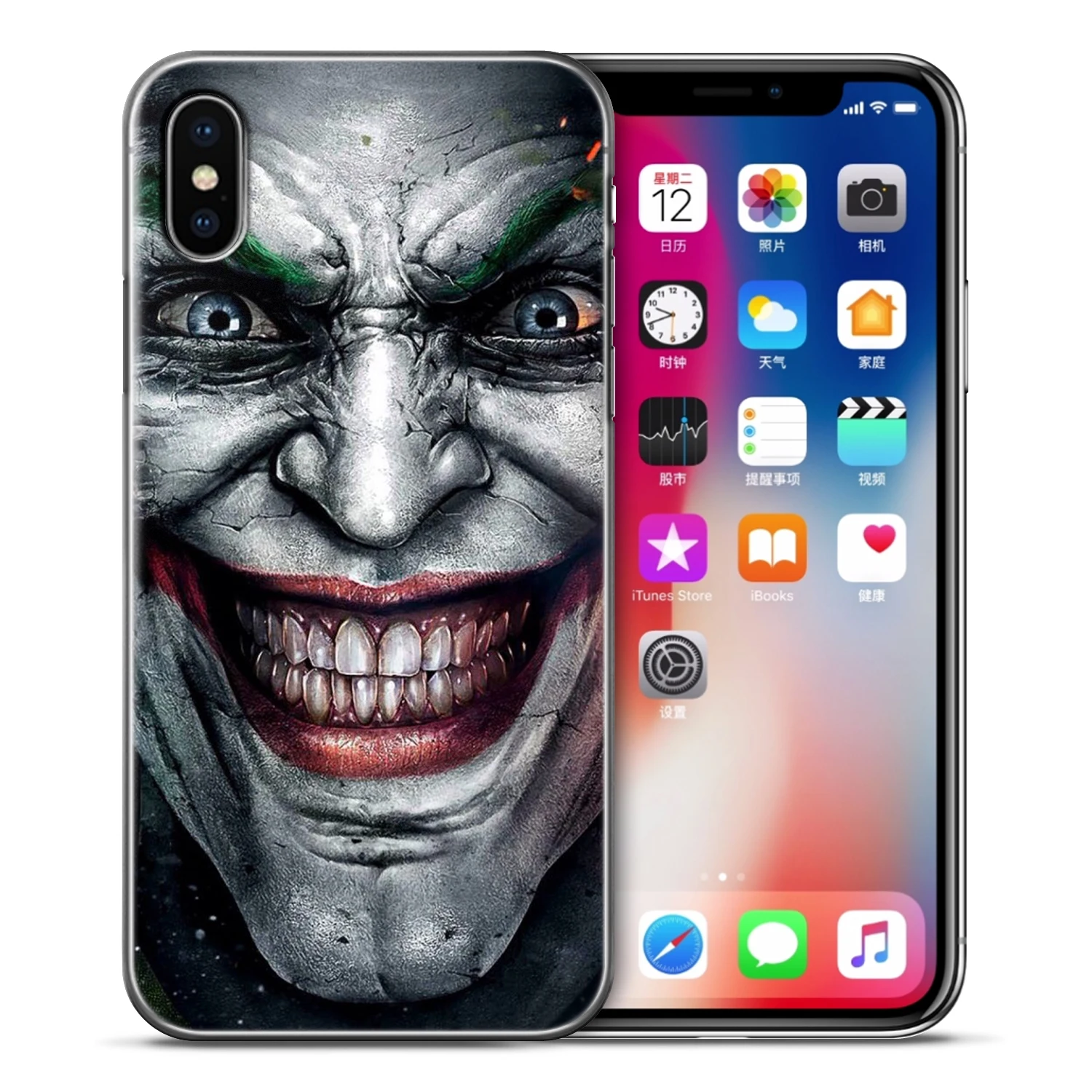 Venom Joker чехол s для iPhone 5 S SE X чехол для телефона Мягкий ТПУ силиконовый чехол для iPhone 6S 6 7 8 Plus XS Max XR чехол матовый Fundas