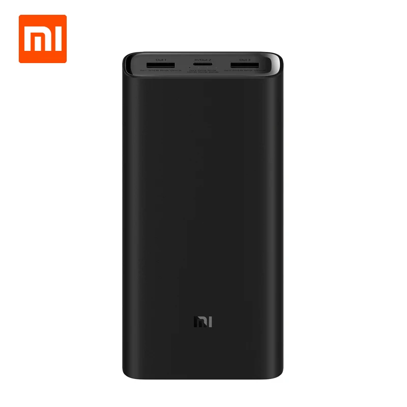 Original Xiaomi Power Bank 3 20000mAh Portable Charger Power Supply Dual USB USB-C Two-way Quick Charging Mi External Battery Original Xiaomi Power Bank 3 20000mAh Portable Charger Power Supply Dual USB USB-C Two-way Quick Charging Mi External Battery