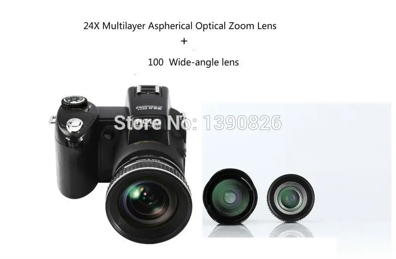 Protax D7100 33MP разрешение 13MP CMOS 3,0 дюймов TFT ЖК-экран Цифровая камера 24X оптический зум Цифровая камера s светодиодный налобный фонарь