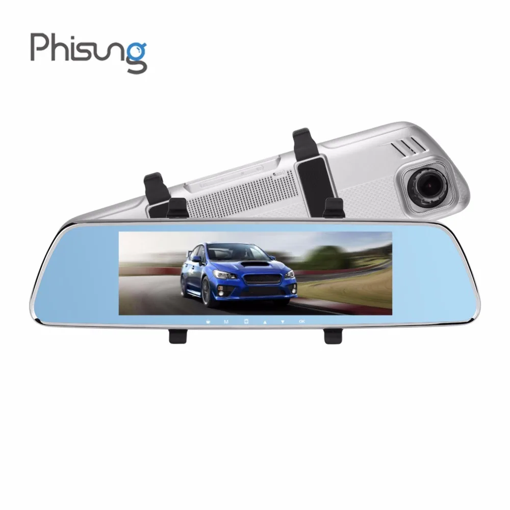 

Phisung W07 Car DVR Dual Lens 7.84in IPS Stream RearView Mirror FHD 1080P Dash Cam Camera Video Recorder Auto Registrar