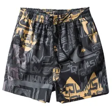 Модные мужские шорты с ремешками Гавайские пляжные шорты спортивный быстрый сухой повседневные шорты новые весенне-летние шорты для активного отдыха с принтом