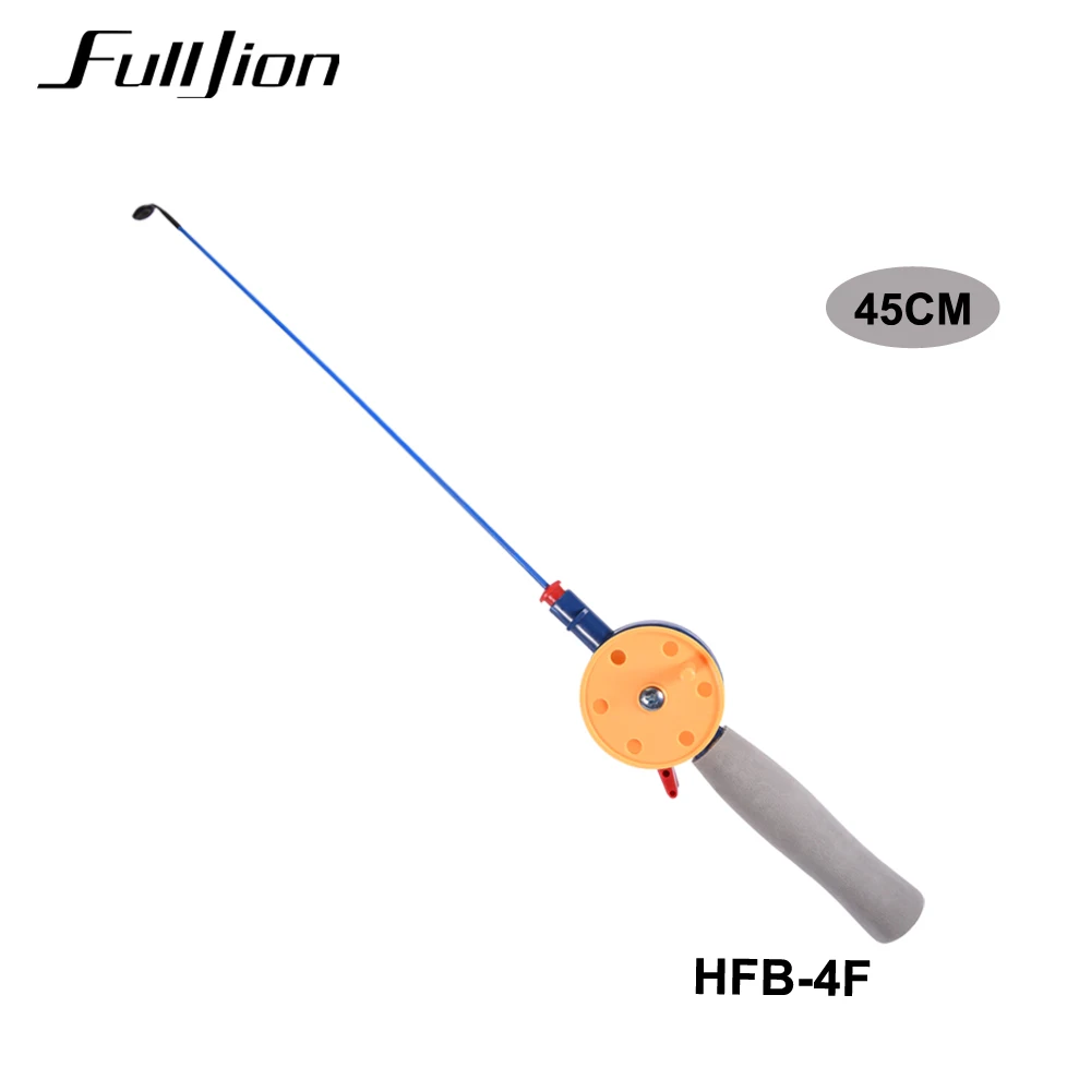 Fulljion 1 шт., зимние удочки для подледной рыбалки с катушками, ручка из хвойных пород, ультра-светильник, Ультра короткие уличные рыболовные снасти, комбинация