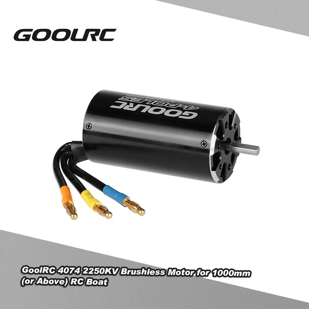 

Original GoolRC High Performance 4074 2250KV 4 Poles Brushless Sensorless Motor for 1000mm (or Above) RC Boat