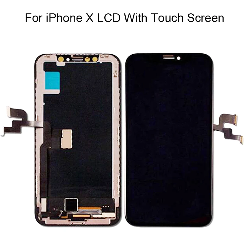 

SUPER AMOLED 100% New For iPhone X LCD display Touch Screen Digitizer Assembly Replacement For iphone x lcd Free Shipping