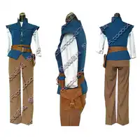 2018 Halloween Mannen Cosplay Rapunzel Tangled Flynn Rider Kostuum Volwassen