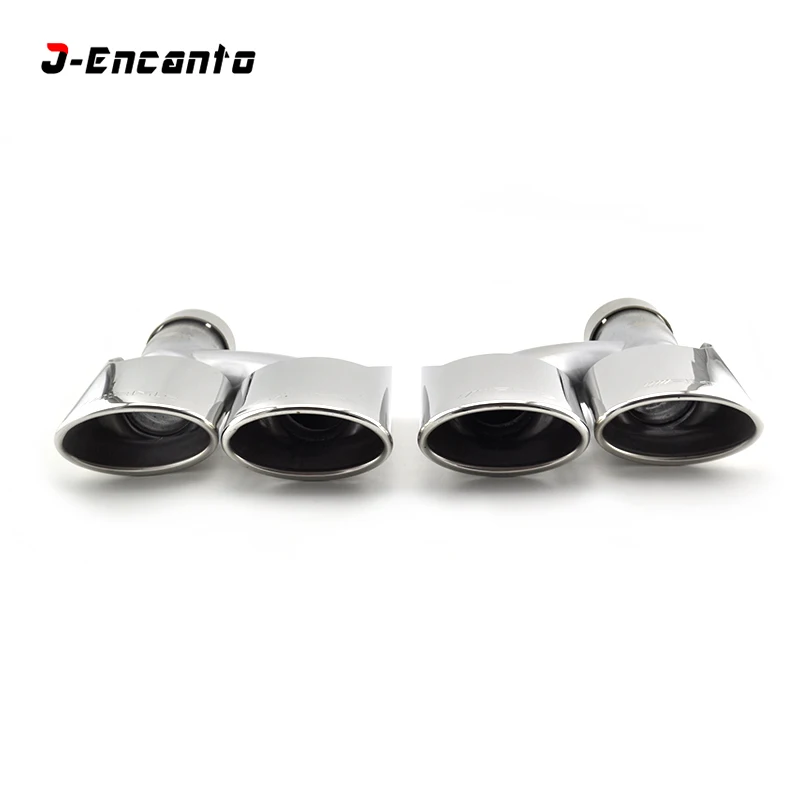

One pair stainless steel Auto Car Exhaust Muffler Pipe tail For Mercedes Benz AMG W164 ML300 ML350 ML500 W204 modified ML636