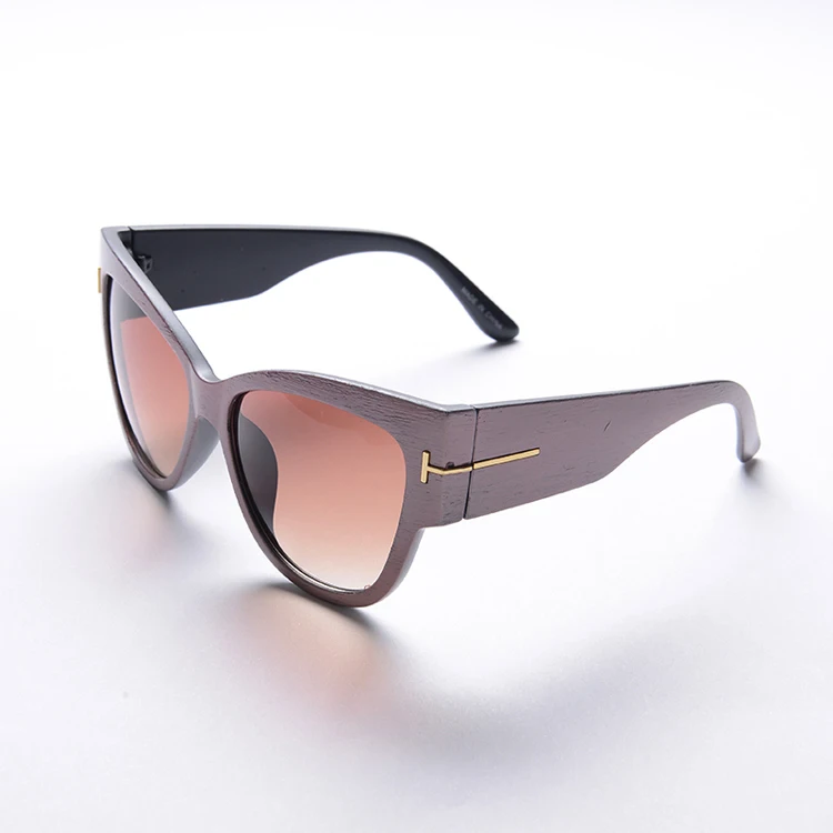 Большие Винтажные Солнцезащитные очки для женщин, роскошные брендовые дизайнерские Ретро Винтажные Солнцезащитные очки для женщин, женские очки Ким Кардашьян - Цвет линз: Pink wood
