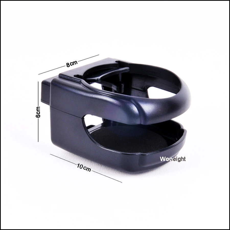 Vingtank Car Cup Holder Foldable Drink Bottle Cup Holders Stand for Canister Bottle Black Grey-8