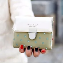 Women Girls Plum Flower Short Coin Purse Wallet Handbag Women Purse 2016 Korean Fashion Small Female Wallets Zipper Purses