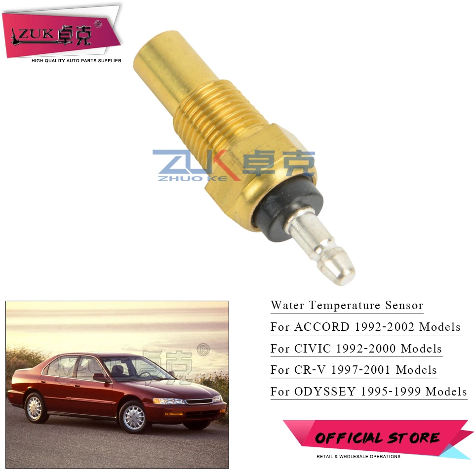 

ZUK Engine Coolant Water Temperature Sensor OEM:37750-PH2-014 For HONDA ACCORD CIVIC CRV Legend Odyssey For ACURA TL