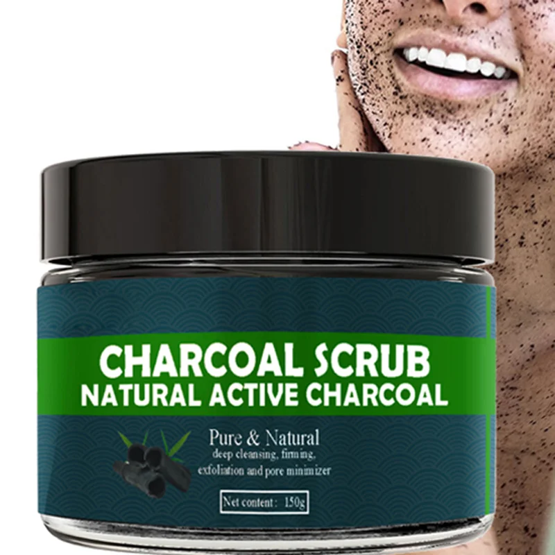 150g Bamboo Charcoal Face Scrub Body Scrub Exfoliating Gel Dead Skin Remover Whitening Moist Deep Cleasing Skin Care Product