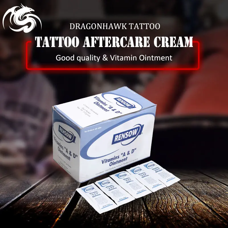 Permanent Makeup 50Pcs Vitamin Ointment Tattoo Aftercare Cream For Tattoo Body Art Tattoo