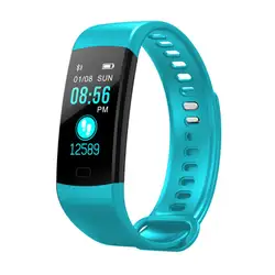 Y5 Смарт-часы цветной экран в режиме реального времени монитор сердечного ритма водостойкий Фитнес Спорт браслет Браслет-шагомер подарок