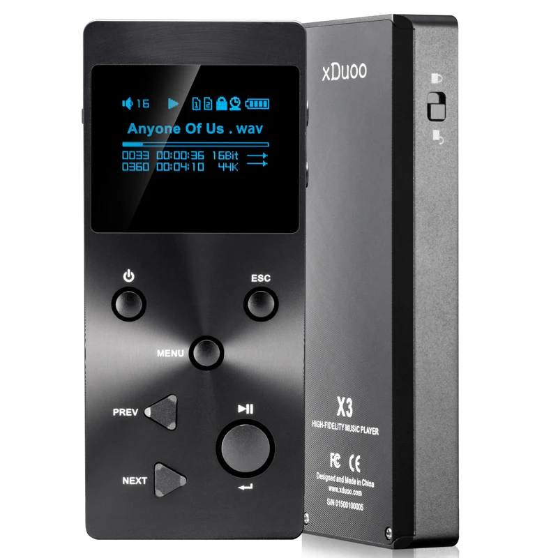 xDuoo X3 HIFI Level Digital Audio Music Player Lossless player With HD