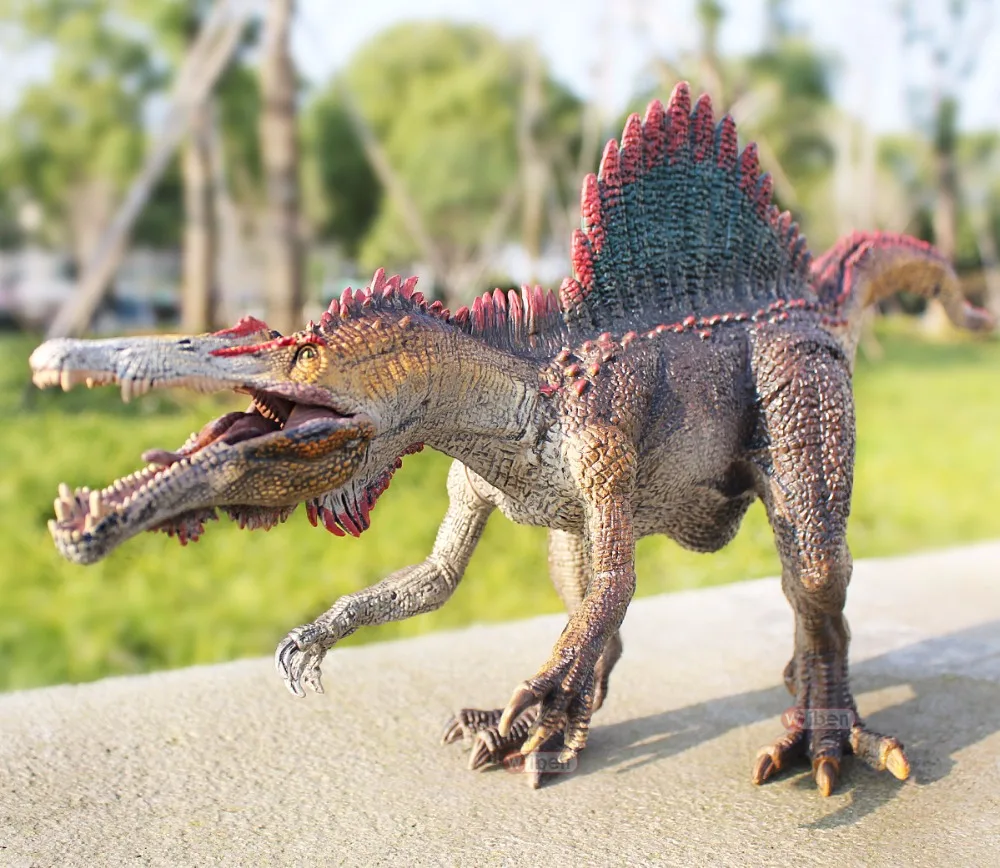 Wiben Юрского периода спинозавр динозавр игрушки Фигурки Животных Модель Коллекция обучения и образования детские игрушки подарки