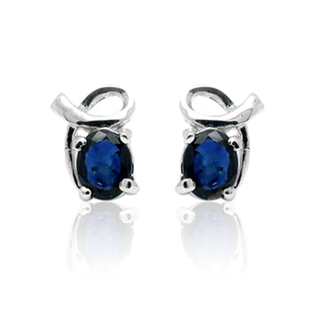

Brinco Qi Xuan_Fashion Jewelry_Dark Blue Stone Elegant Woman Earrings_S925 Solid Silver Earrings_Factory Directly Sales