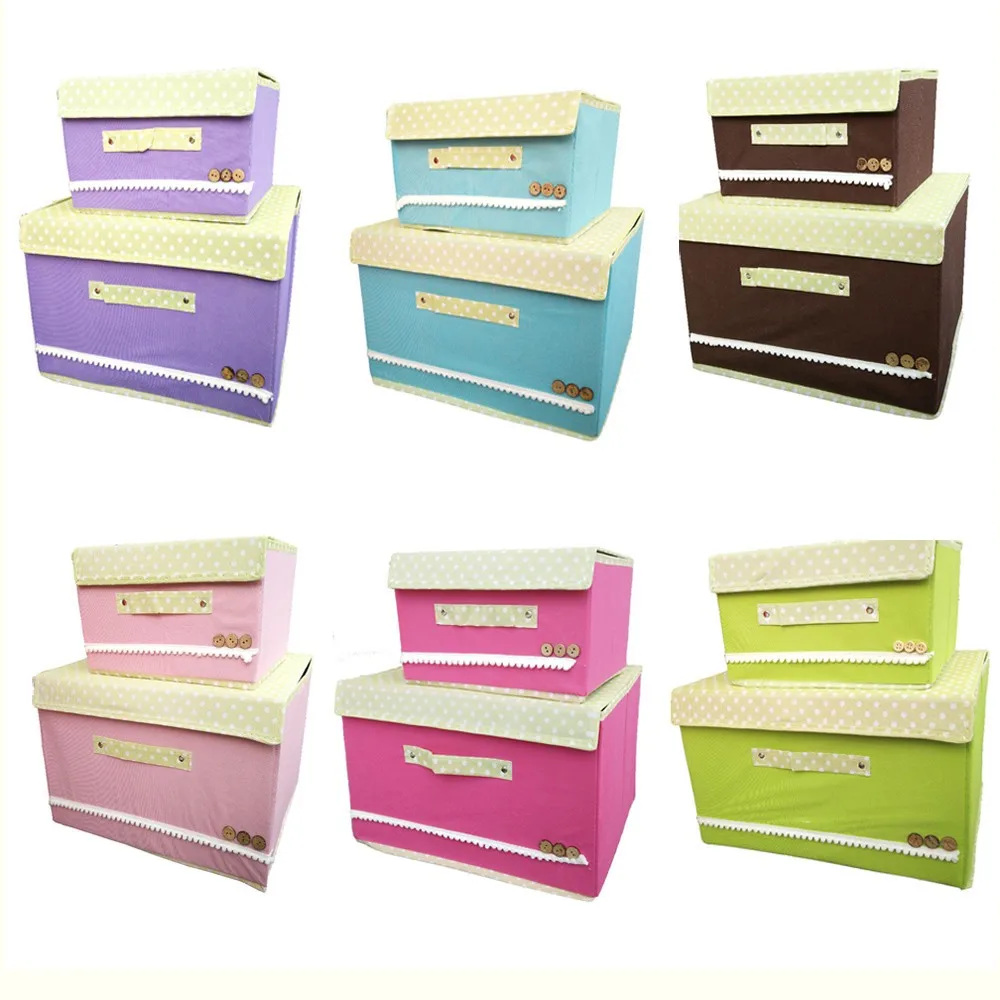 Household portable box waterproof clothes organizer storage box