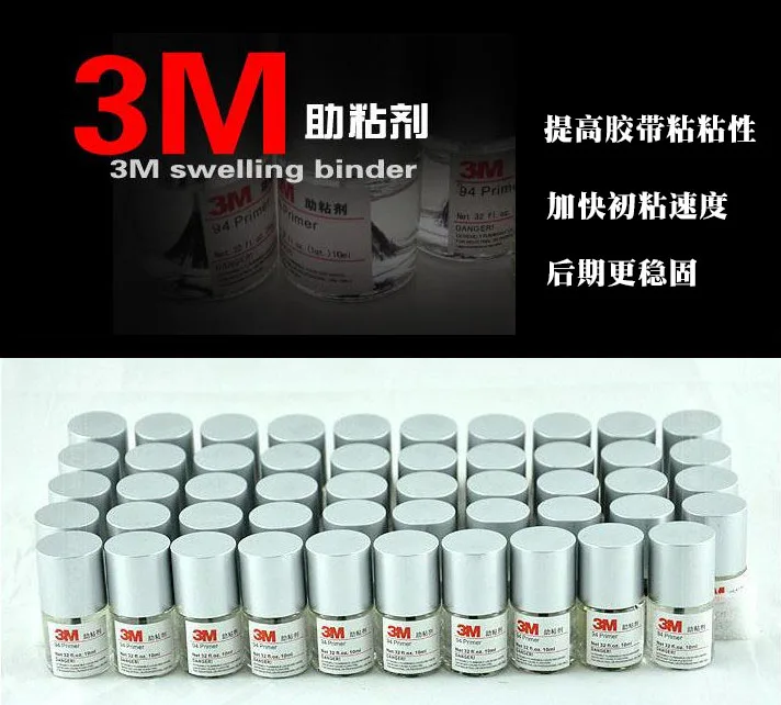 3M 94 Tape Adhesion Promoter Vinyl Wrap for Car rear Mirror rain eyebrow Liquid Stick Glue primer car styling Tackifier