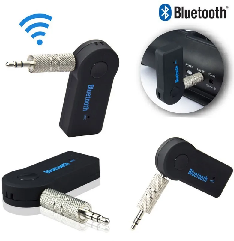 3,5 мм Handsfree автомобильный беспроводной Bluetooth V3.0 музыкальный приемник ключ A2DP wth Mic