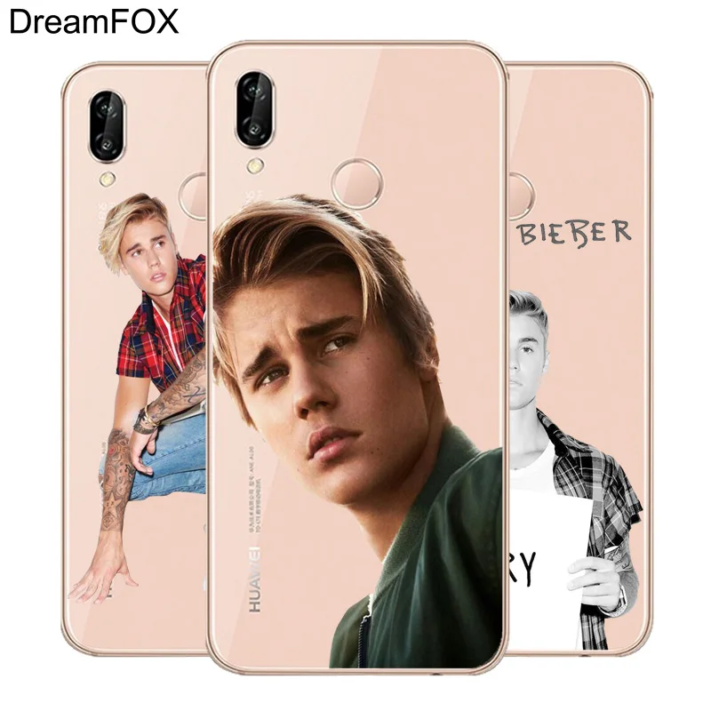 DREAMFOX L061 Джастин Бибер Мягкий ТПУ силиконовый чехол для huawei Honor 6A 6C 7X9 10 P20 P30 Lite Pro P