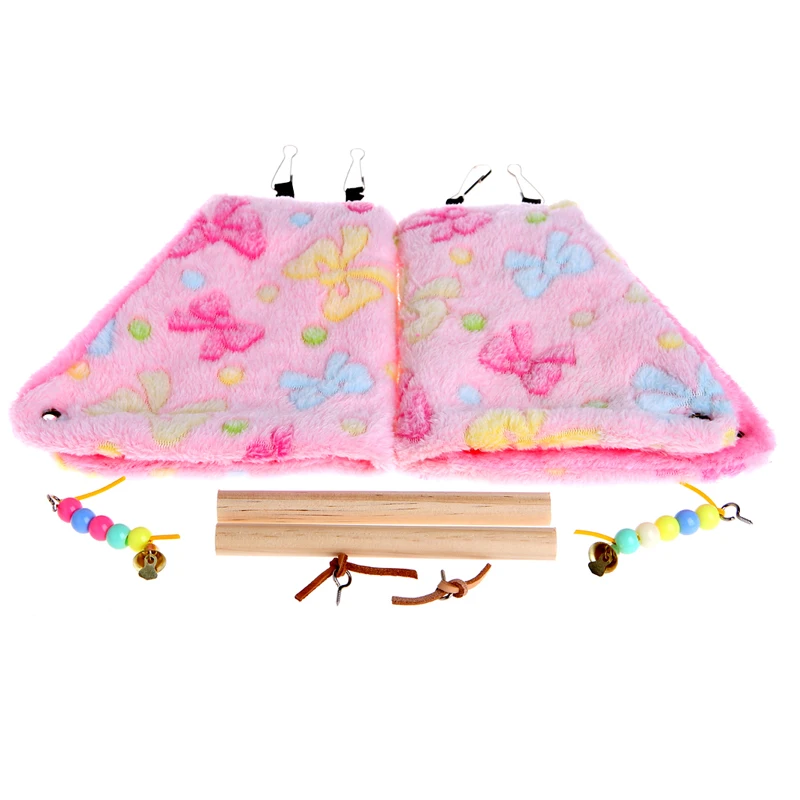 Игрушки для домашних птиц плюш+ деревянная птица попугай плюшевый гамак клетка счастливая хижина палатка кровать висячее дупло качели игрушки