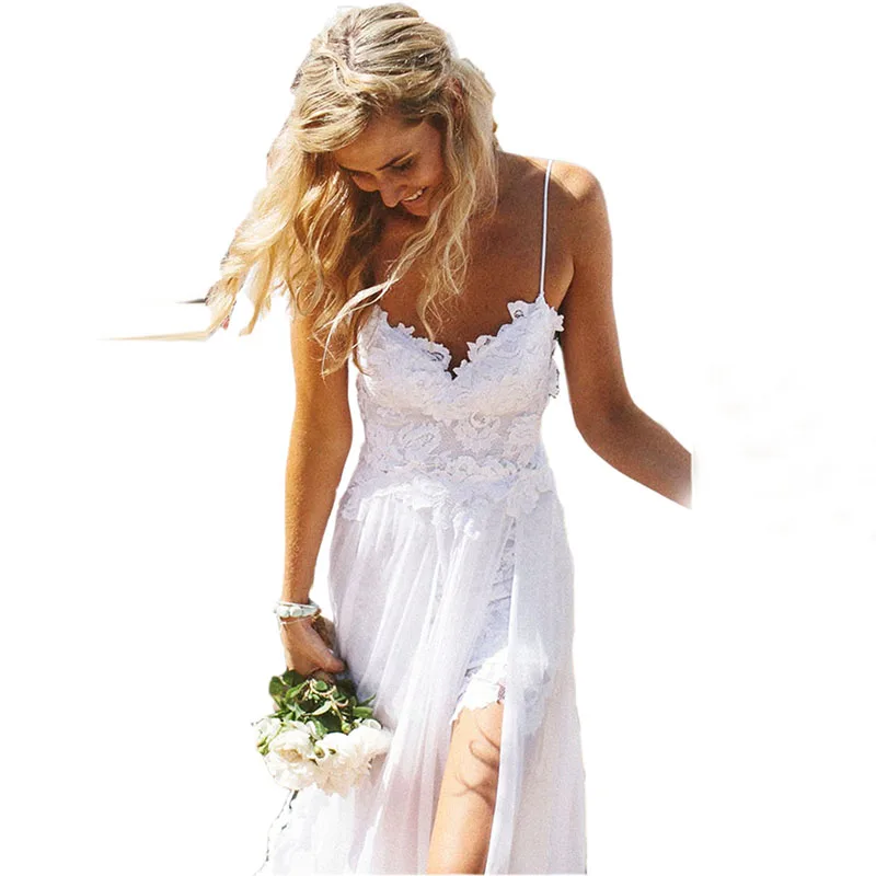 Пляжные свадебные платья свадебное платье с разрезом 2019|beach wedding dress|wedding dressgown dress |