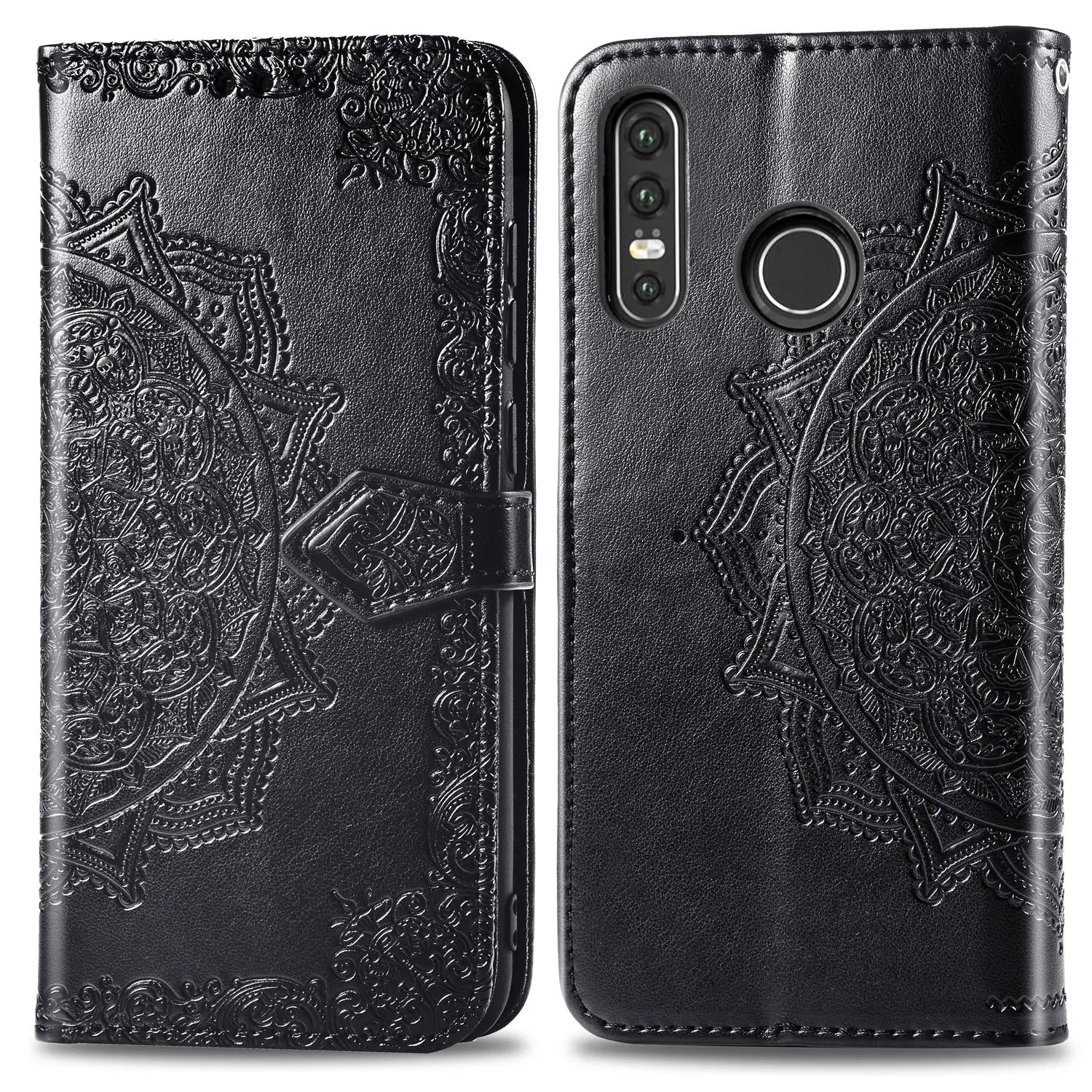 Кожаный чехол для huawei P20 P30 Lite Pro P10 P9 P8 Lite цветочный флип-кейс для huawei P 30 20 8 Lite Funda