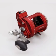 Новинка красная правая левая рука Приманка литье Рыболовная катушка со счетчиком 12BB Высокопрочное тело литой барабан колеса