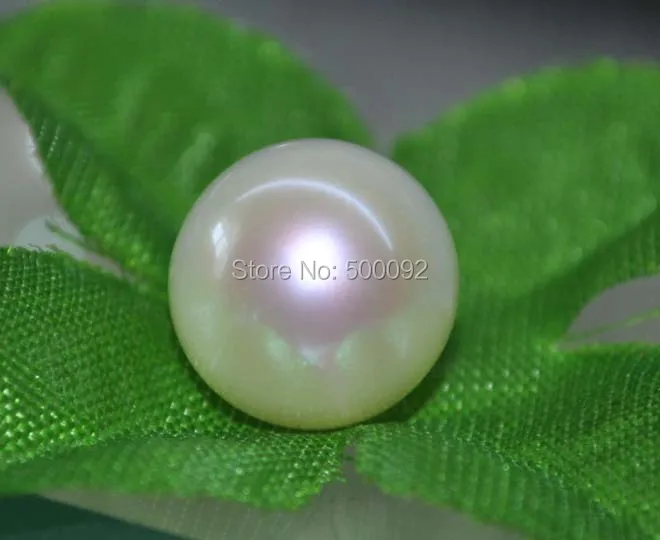 

AAA 11-11.5MM ROUND PEARL HALF DRILLED FRESHWATER PEARL JEWELRY
